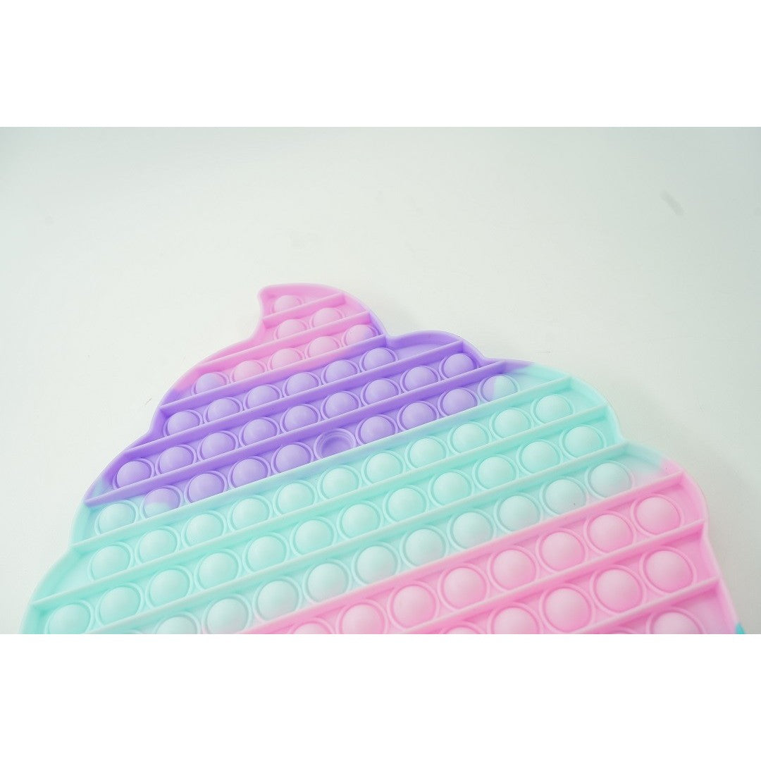 Briosa, Jucarie Antistres Pop It Now and Flip It, Senzoriala, Silicon, Dimensiune Uriasa, Multicolor
