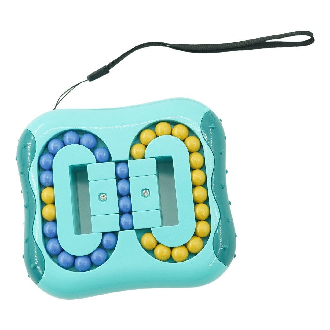 Cub Magic Interactiv Magic Bean, Jucarie Antistres Educativa, Plastic Non-Toxic, Turcoaz