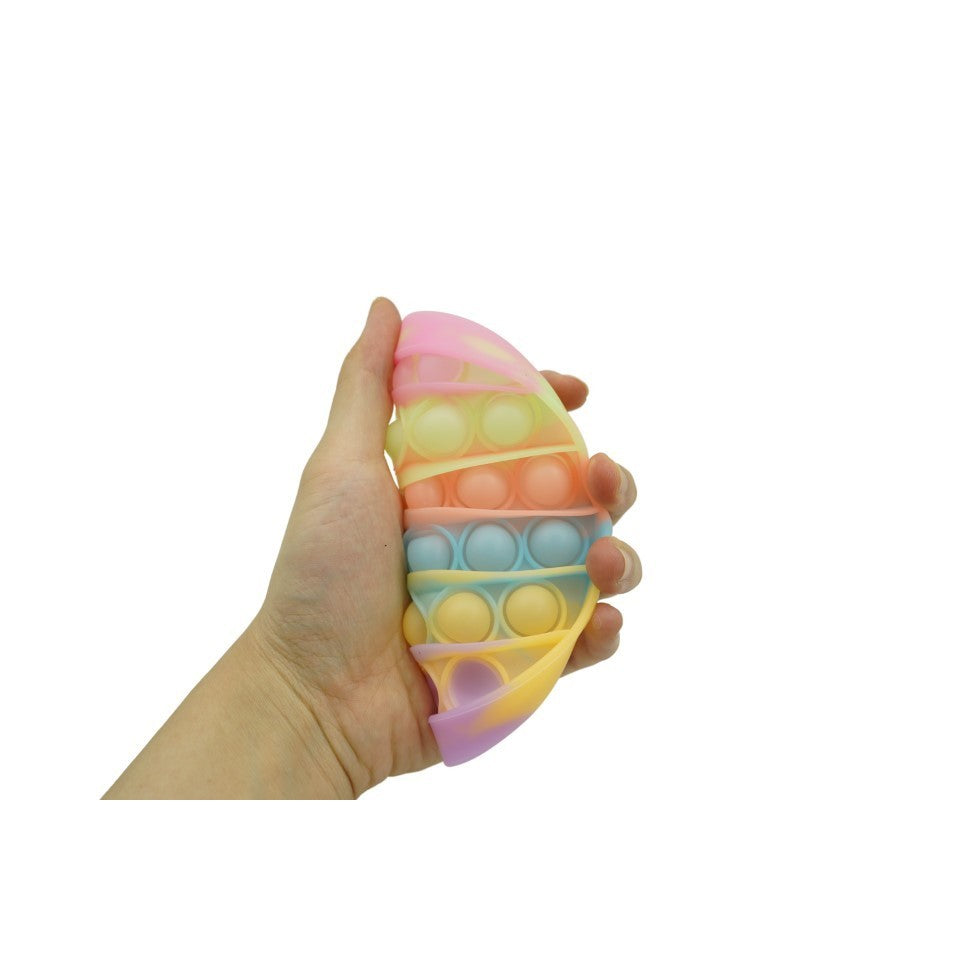 Jucarie Antistres Pop It Now And Flip It, Senzoriala Si Fosforescenta, Silicon Moale, Forma Cerc, Multicolor