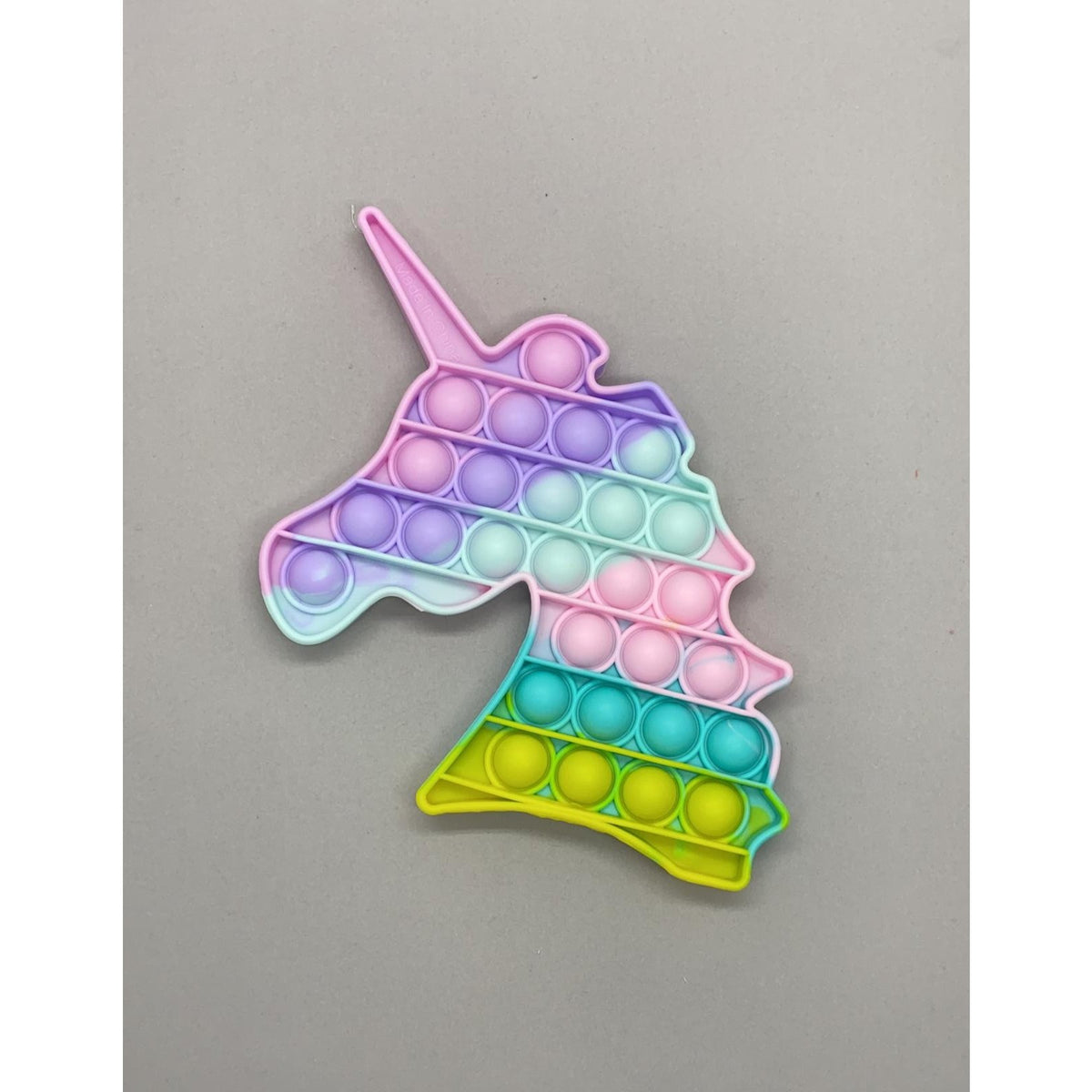 Jucarie Antistres Pop It, Model Now And Flip It, Silicon, Unicorn, Multicolor, Model 3