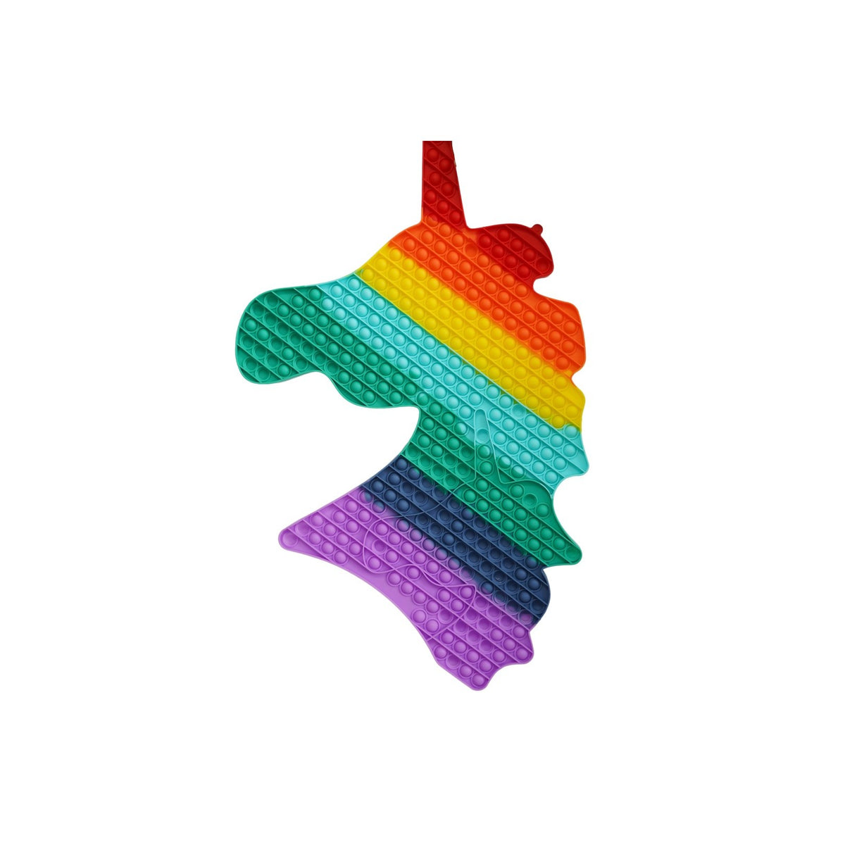 Jucărie Antistres Pop It Now and Flip It, Unicorn cu Două Fețe, Silicon Moale, Design Reversibil, Multicolor