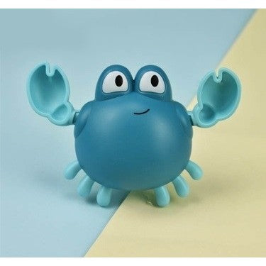 Jucarie De Baie Pentru Copii, Crab Interactiv Cu Mecanism De Înot, Plastic, Albastru
