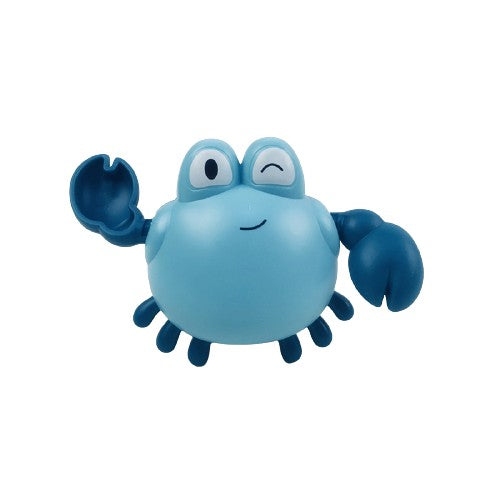 Jucarie De Baie Pentru Copii, Crab Interactiv Cu Mecanism De Inot, Plastic, Albastru