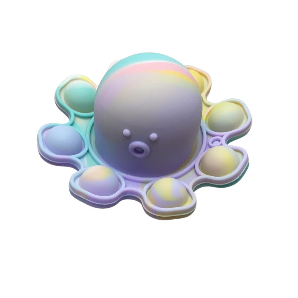 Jucarie Antistres Caracatita Reversibila, Pop It Now And Flip It, Silicon, Multicolor, V6