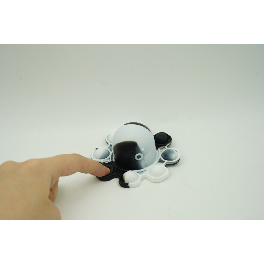 Jucarie Antistres Caracatita Reversibila, Pop It Now And Flip It, Silicon, Multicolor, V8