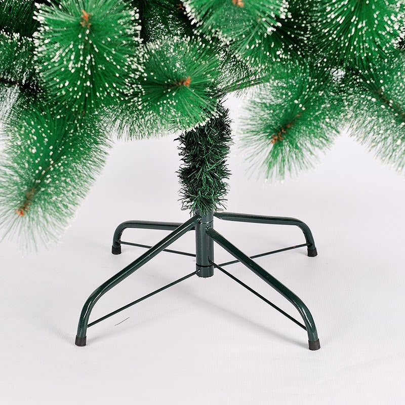 Brad Artificial de Craciun Tip Pin Nins, Ramuri Flexibile cu Aspect Natural, Interior si Exterior, Verde, Inaltime 90 cm, Suport Inclus
