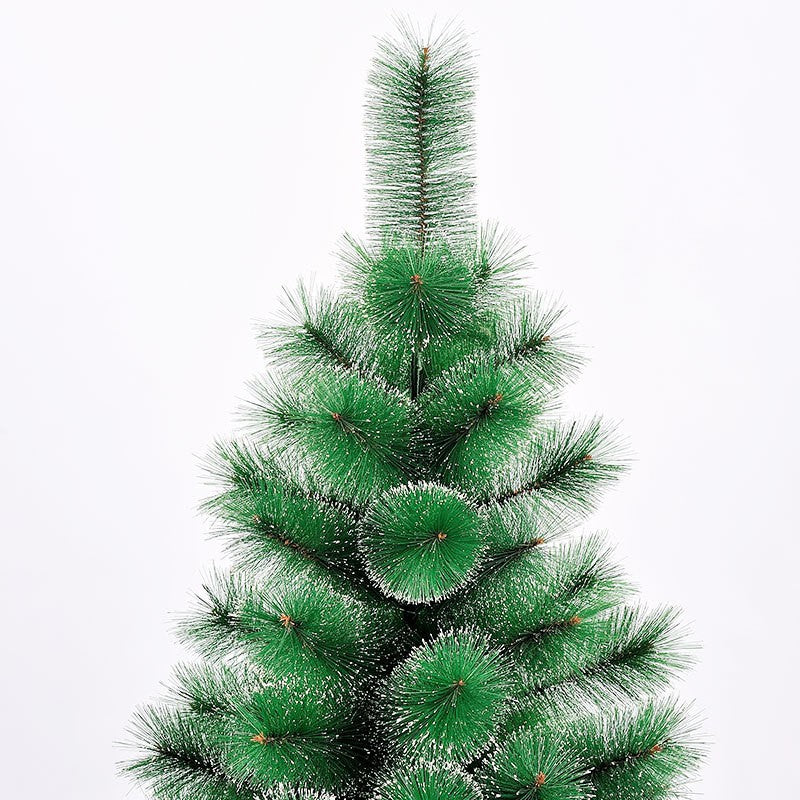 Brad Artificial de Craciun Tip Pin Nins, Ace 2D, Ace 3D, Aspect Realist, Suport Metalic Inclus, Interior si Exterior, Verde, Inaltime 120 cm