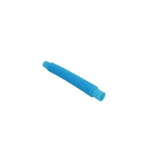 Jucarie Senzoriala Fidget Pop Tubes, Antistres Super Elastic, Plastic, Albastru