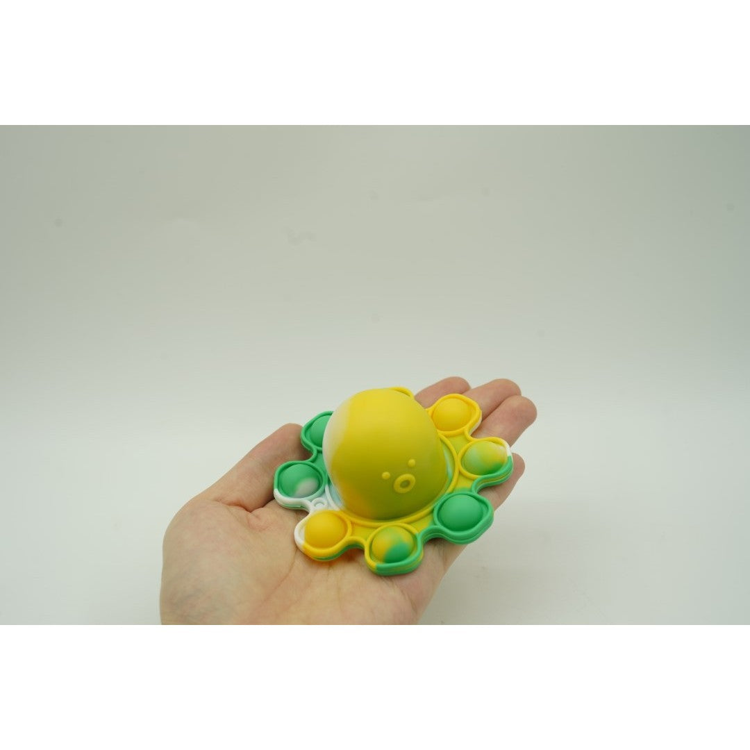 Jucarie Antistres Caracatita Reversibila, Pop It Now And Flip It, Silicon, Multicolor, V5