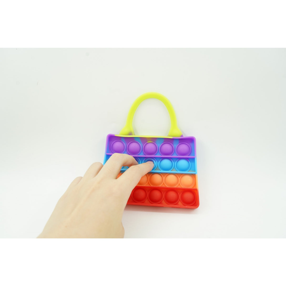 Jucărie Antistres Pop It Now And Flip It, Geantă De Umăr, Silicon, Multicolor
