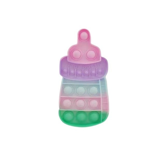 Jucarie Antistres Pop It Now And Flip It, Design Biberon, Silicon Senzorial, Multicolor