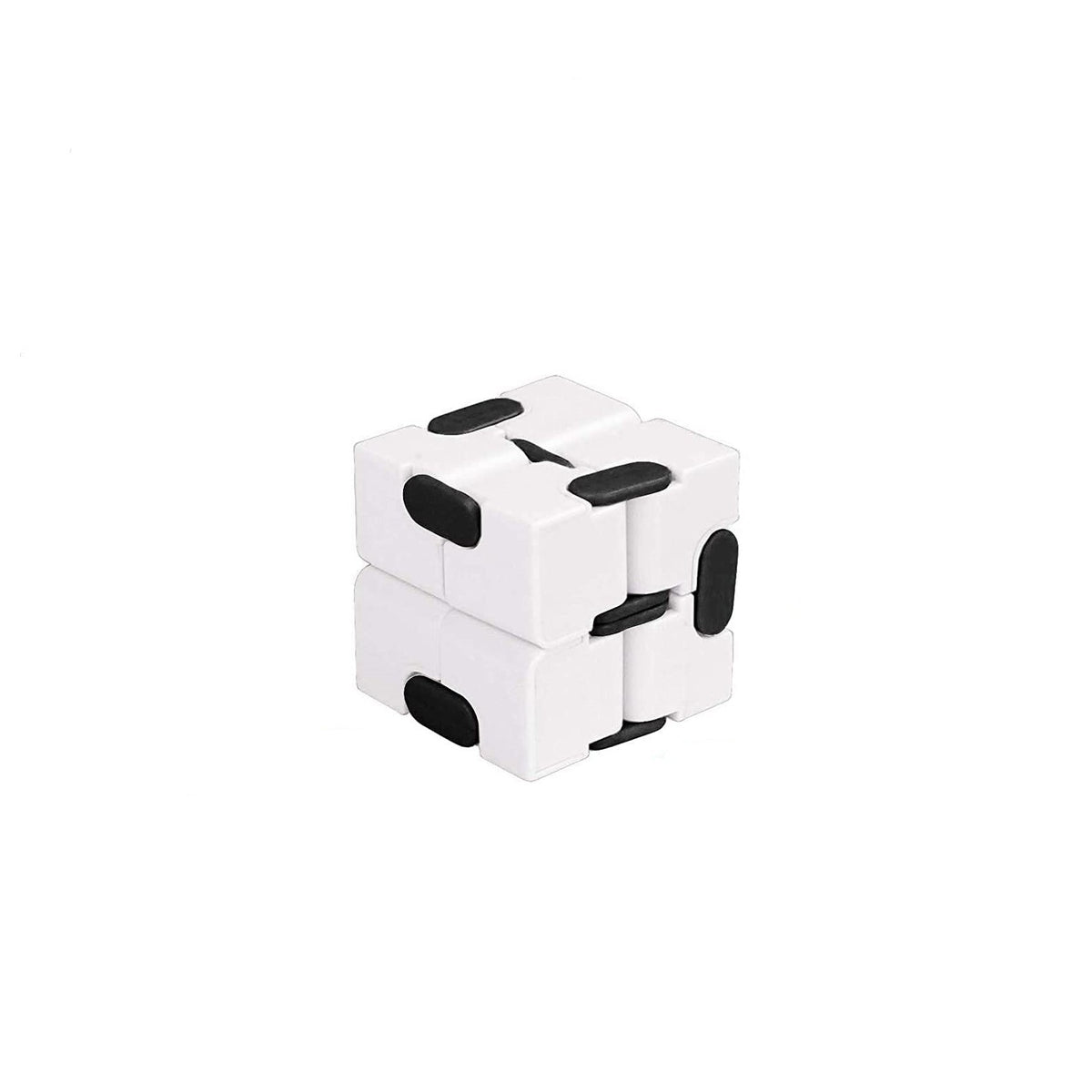 Cub Antistres Infinity Magic Cube, Fidget Toy, Plastic, Alb, 4x4x4 cm