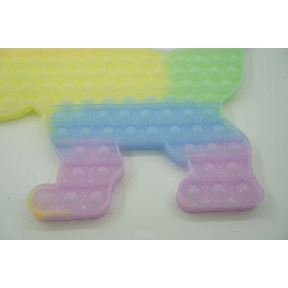 Jucarie Antistres Pop It Now, Dinozaur Urias Fosforescent, Joc Senzorial pentru Copii si Adulti, Silicon Impermeabil, Multicolor