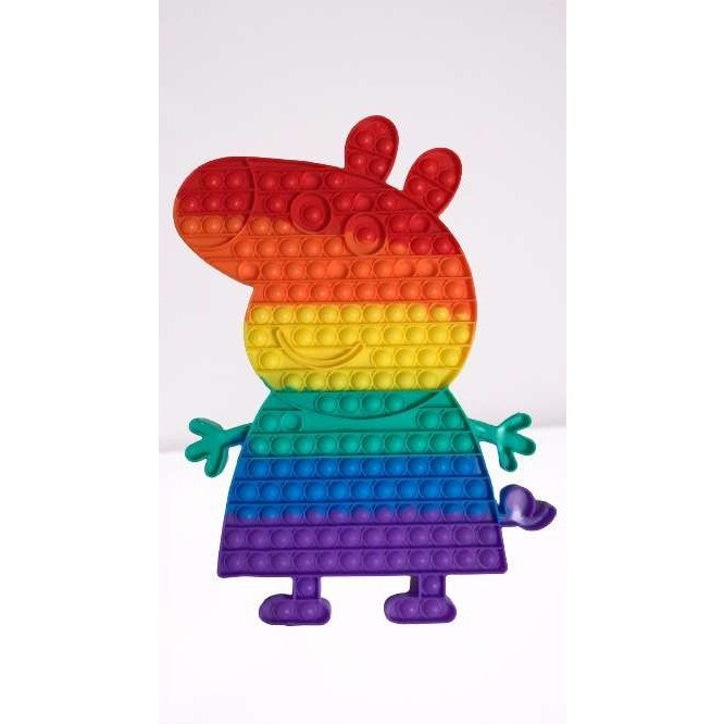 Jucarie Antistres Pop It Now and Flip It, Design Porcusor Reversibil, Silicon Flexibil, Multicolor