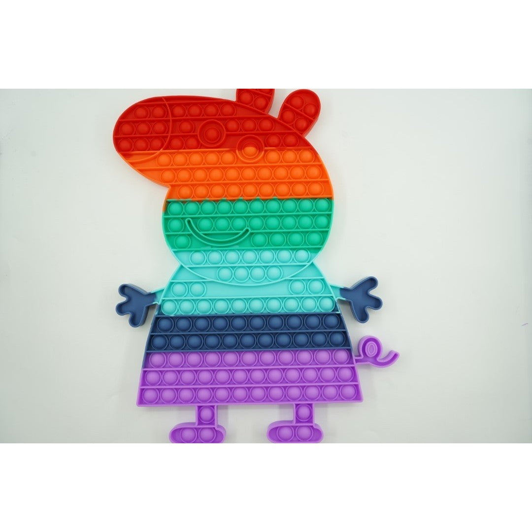 Jucarie Antistres Pop It Now and Flip It, Design Porcusor Reversibil, Silicon Flexibil, Multicolor