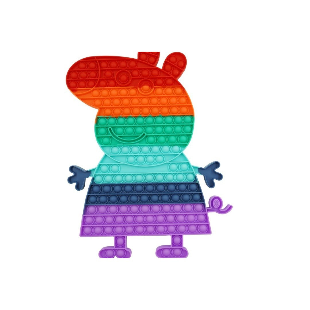 Jucarie Antistres Pop It Now and Flip It, Design Porcusor Reversibil, Silicon Flexibil, Multicolor