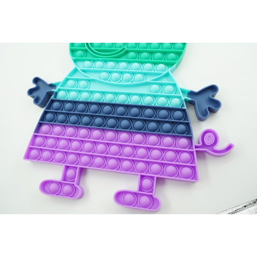 Jucarie Antistres Pop It Now and Flip It, Design Porcusor Reversibil, Silicon Flexibil, Multicolor