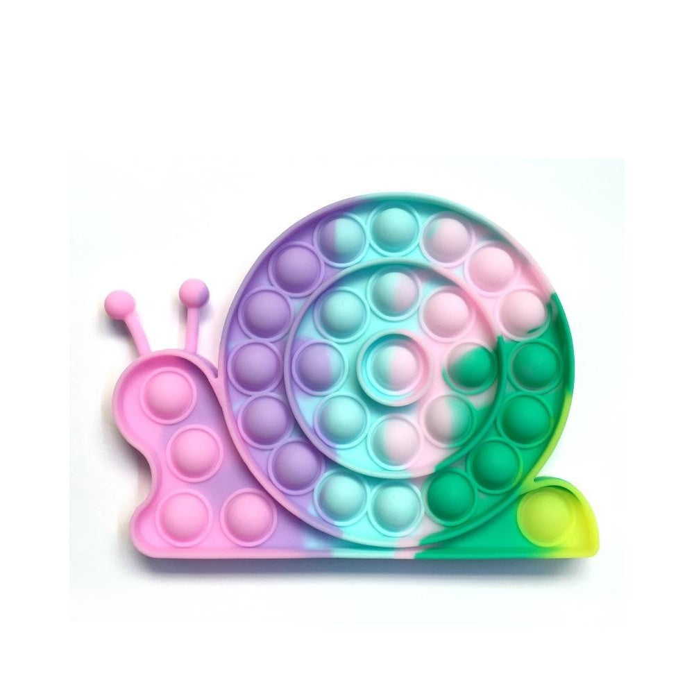 Jucarie Antistres Pop It Now and Flip It, Design Melc, Silicon Flexibil, Senzoriala, Multicolor