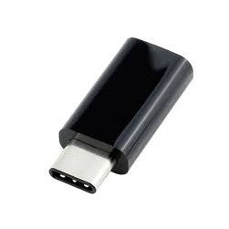 Adaptor Micro USB Mama la USB Type-C Tata, Transfer Date 10Gbps, Incarcare Rapida 3A, Carcasa Metalica cu Agatatoare Breloc, Negru