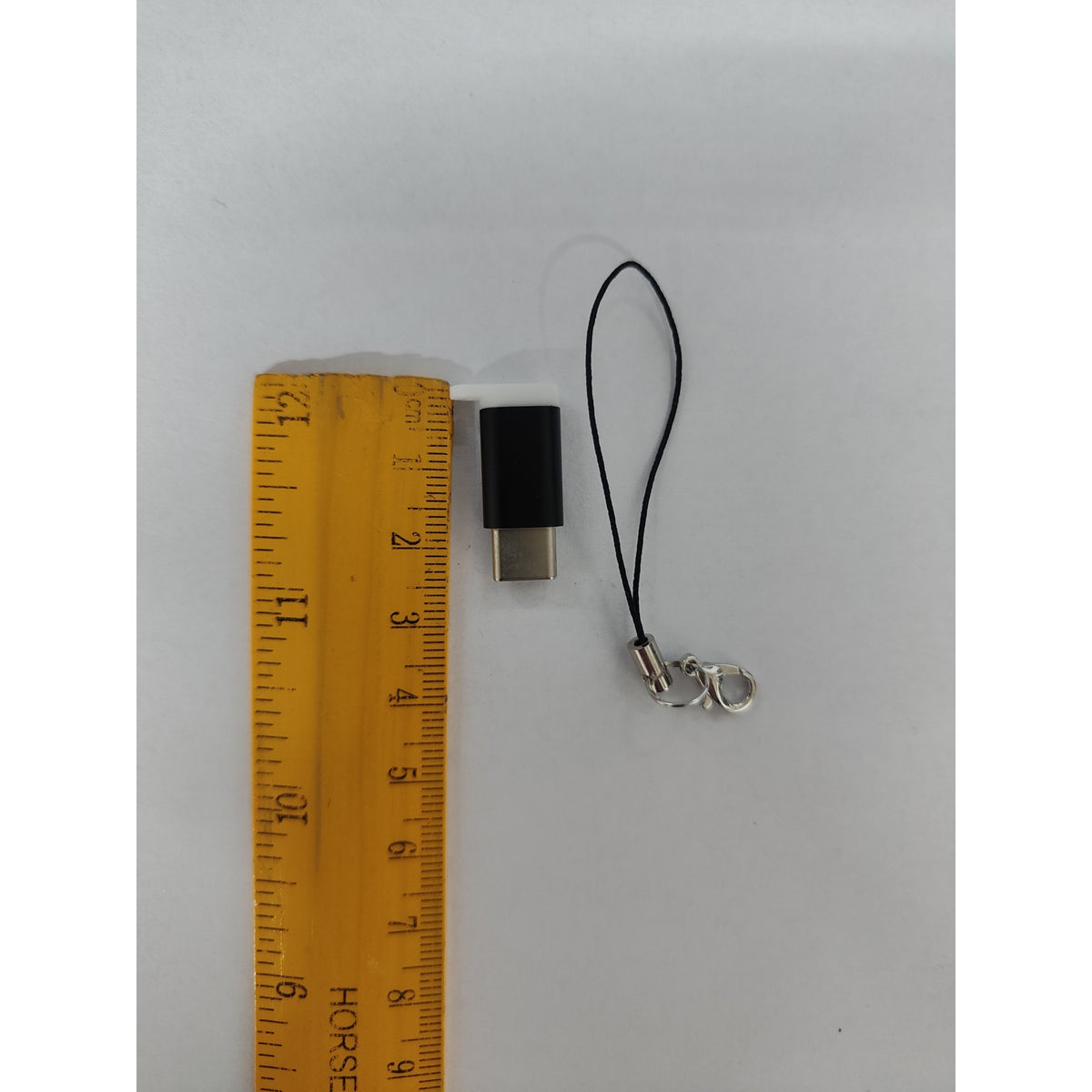 Adaptor Micro USB Mama la USB Type-C Tata, Transfer Date 10Gbps, Incarcare Rapida 3A, Carcasa Metalica cu Agatatoare Breloc, Negru