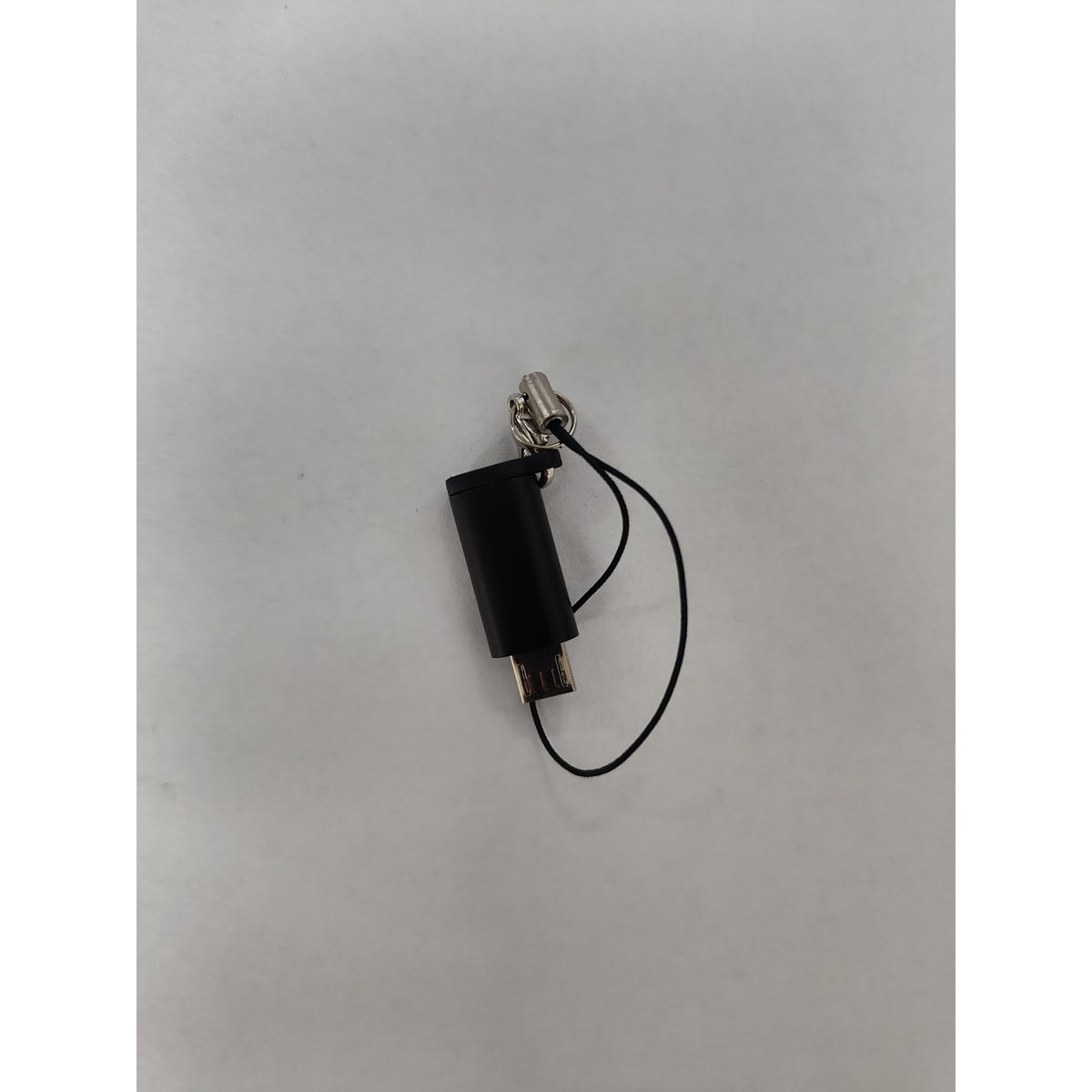 Adaptor Micro USB Mama la USB Type-C Tata, Transfer Date 10Gbps, Incarcare Rapida 3A, Carcasa Metalica cu Agatatoare Breloc, Negru