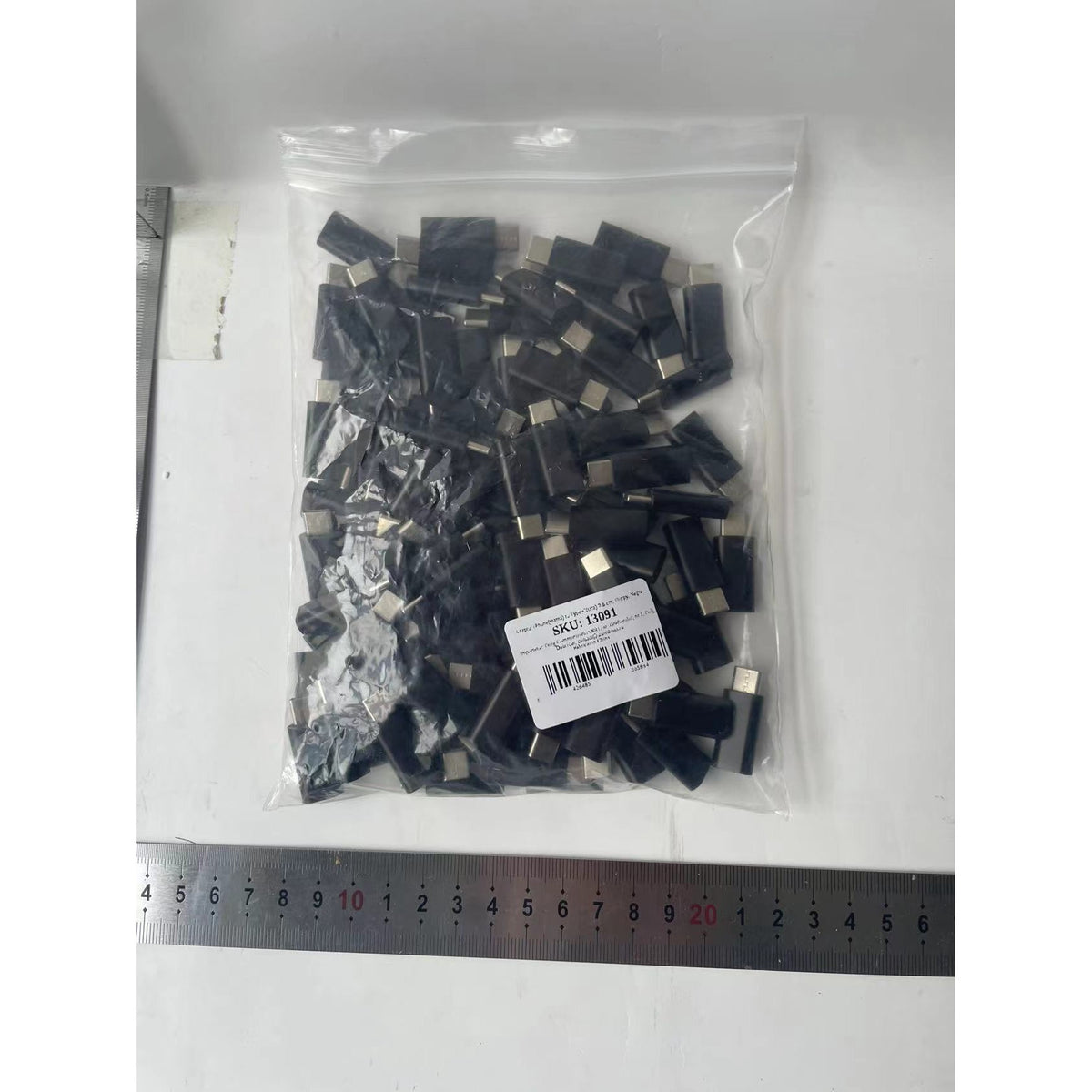 Adaptor Audio si Date Lightning Mama la USB Tip C Tata, Convertor Compact pentru Incarcare, Design 2.8 cm, Negru