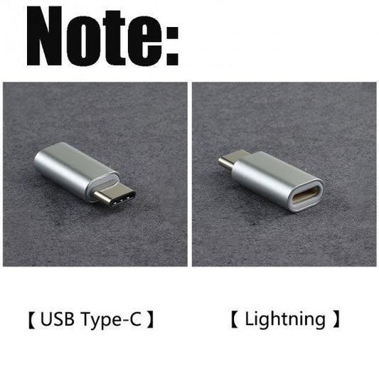 Adaptor Audio si Date, Lightning Femela la USB-C Mascul, Design Compact, Aluminiu, 2.8 cm, Negru