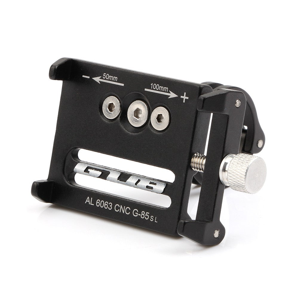 GUB Suport Telefon Bicicleta si Motocicleta, Prindere Metalica pe Ghidon, Compatibil Trotineta si Scuter, Aliaj Aluminiu, Deschidere 50-100 mm, Negru