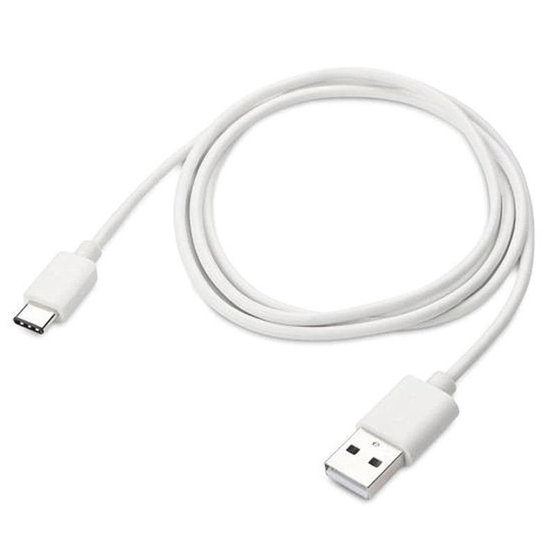 Cablu Date si Incarcare Rapida, USB la USB Tip C, Transfer Date Laptop si PC, Compatibil Android, 2 m, Alb