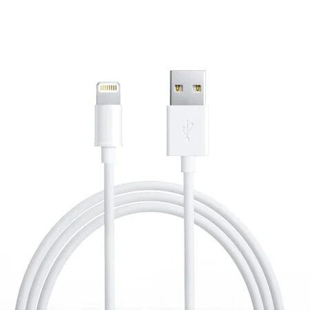Cablu Date si Incarcare Rapida Lightning, Compatibil iPhone, 5A, Silicon Rezistent, 1m, Alb