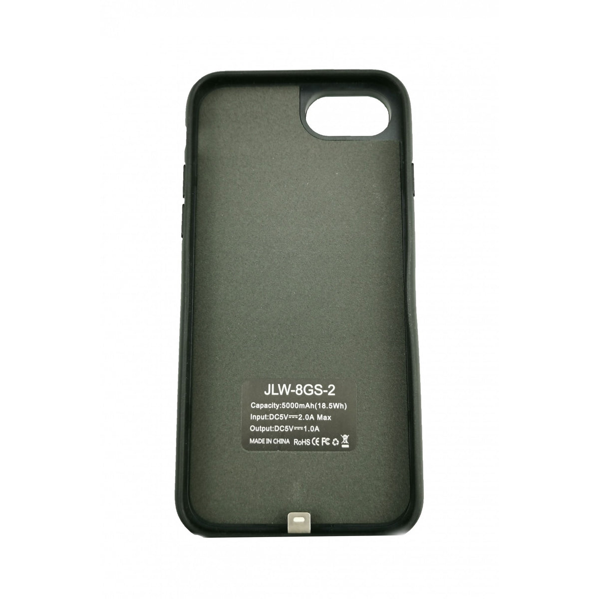 Husa cu Baterie Externa WUW-JLW, Acumulator Power Case 5000 mAh, Protectie Anti-Scurgere, Compatibila cu Apple iPhone 6 si 6S, Negru
