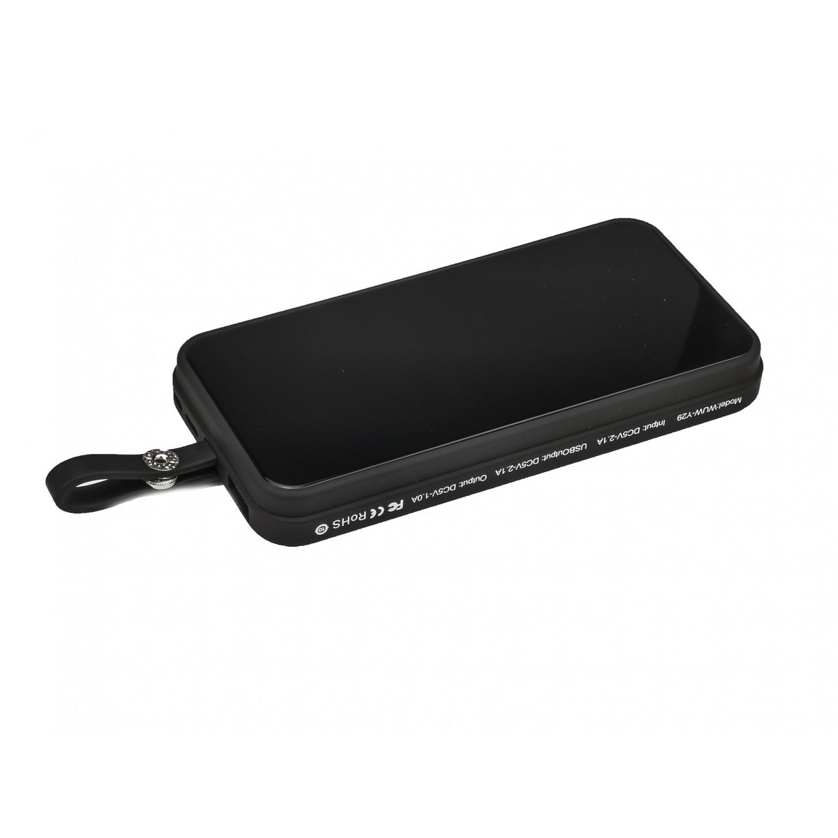 Baterie Externa WUW-JLW, Power Bank 10000 mAh, Incarcare Wireless, Portabila, Negru