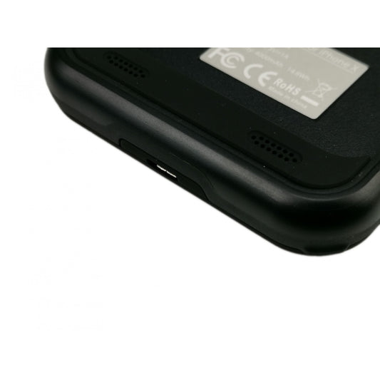 Husa cu Baterie Externa iFans pentru Apple iPhone X, Acumulator Protectie 4000 mAh, Negru