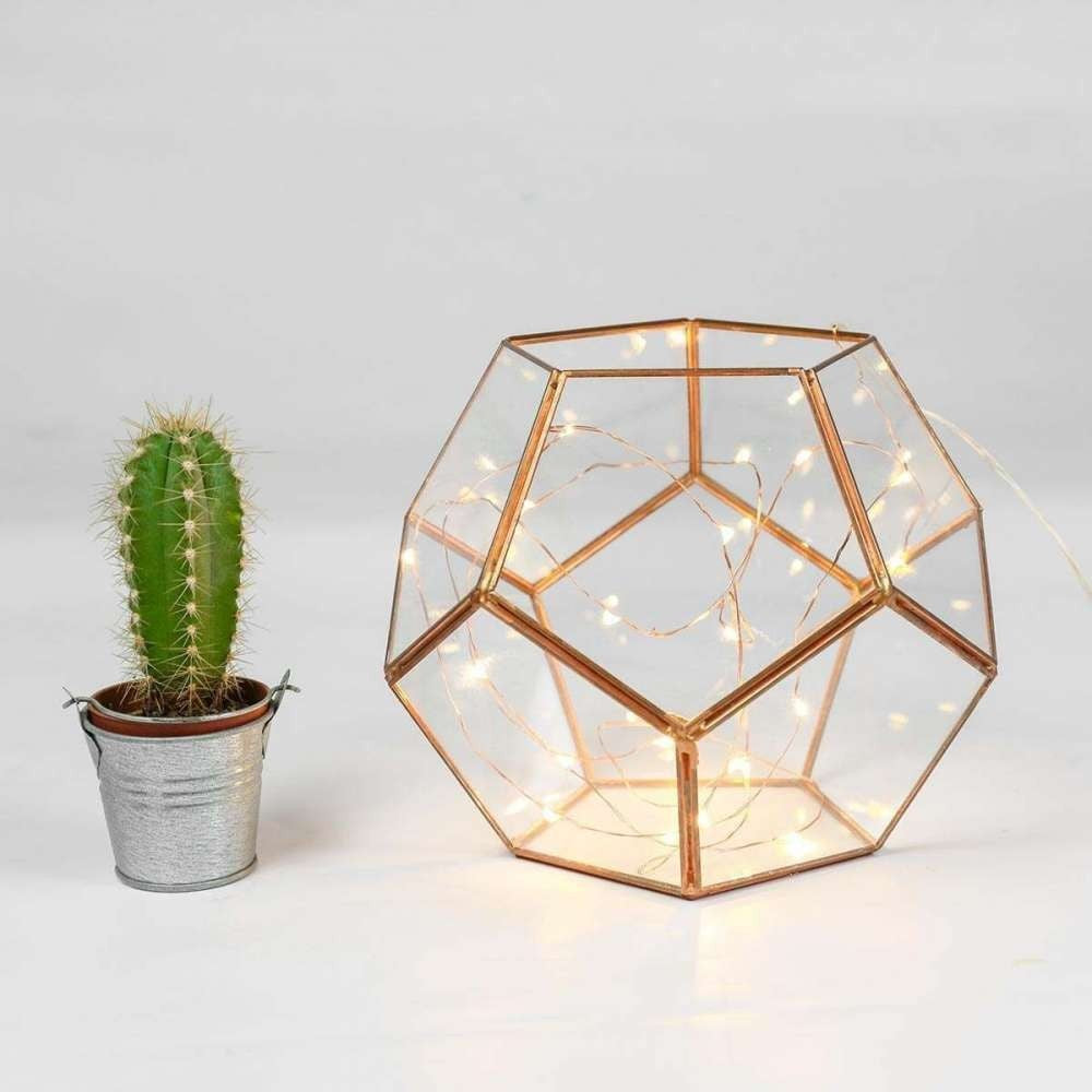 Instalatie de Craciun Liniara, 200 LED-uri, 2 Jocuri de Lumini cu Functie Flash, Alimentare Baterii 3xAA, Fir de Cupru, 20 m, Alb Cald