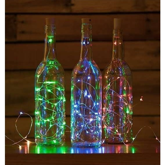 Instalatie de Craciun Tip Liniar cu Baterii, 2 Moduri de Iluminare, Fir din Cupru Flexibil, 50 LED-uri, 5 m, Multicolor