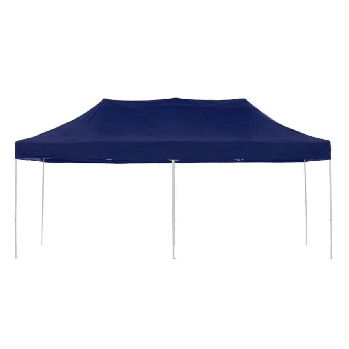 Cort Pavilion Pliabil, Prelata Impermeabila si Picioare Telescopice, Cadru Metalic Rezistent, Gradina si Evenimente, 3x6m, Albastru