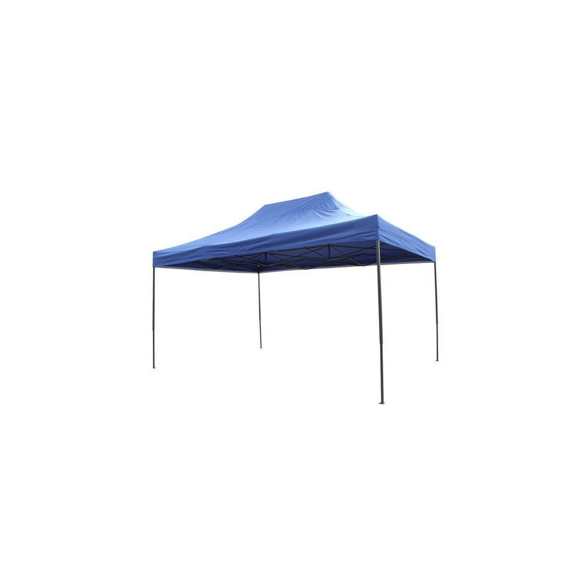Cort Pavilion Pliabil, Prelata Impermeabila si Picioare Telescopice, Structura Metalica Tip Harmonica, pentru Gradina si Evenimente, 3x4.5m, Albastru