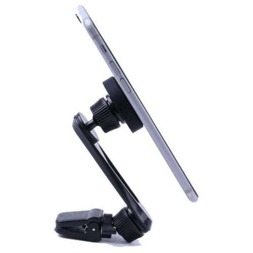 Suport Auto Magnetic BK006-CD pentru Telefon, Fixare in Slot CD, Rotatie 360 Grade, Aluminiu si ABS, Negru
