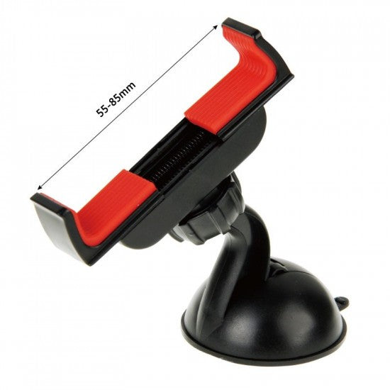 Suport Auto Pentru Telefon BK16-C, Rotire 360 Grade, Prindere Stabila Si Universala, Plastic ABS, Negru