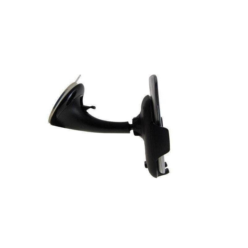 Suport Auto Telefon Universal BK18-C, Fixare cu Ventuza pentru Parbriz si Bord, Prindere Tip Cleste, Brate cu Protectie Soft, Negru