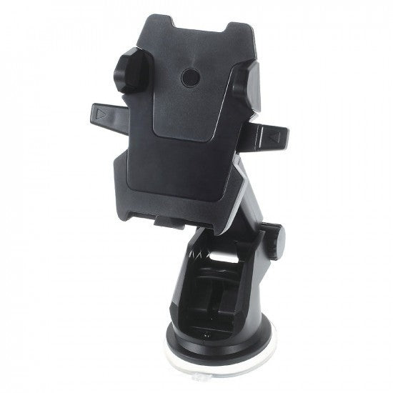Suport Auto Universal Cu Brat Telescopic Extensibil, Montare Pe Parbriz Sau Bord, Rotatie 360 Grade, BK0045-C, Negru
