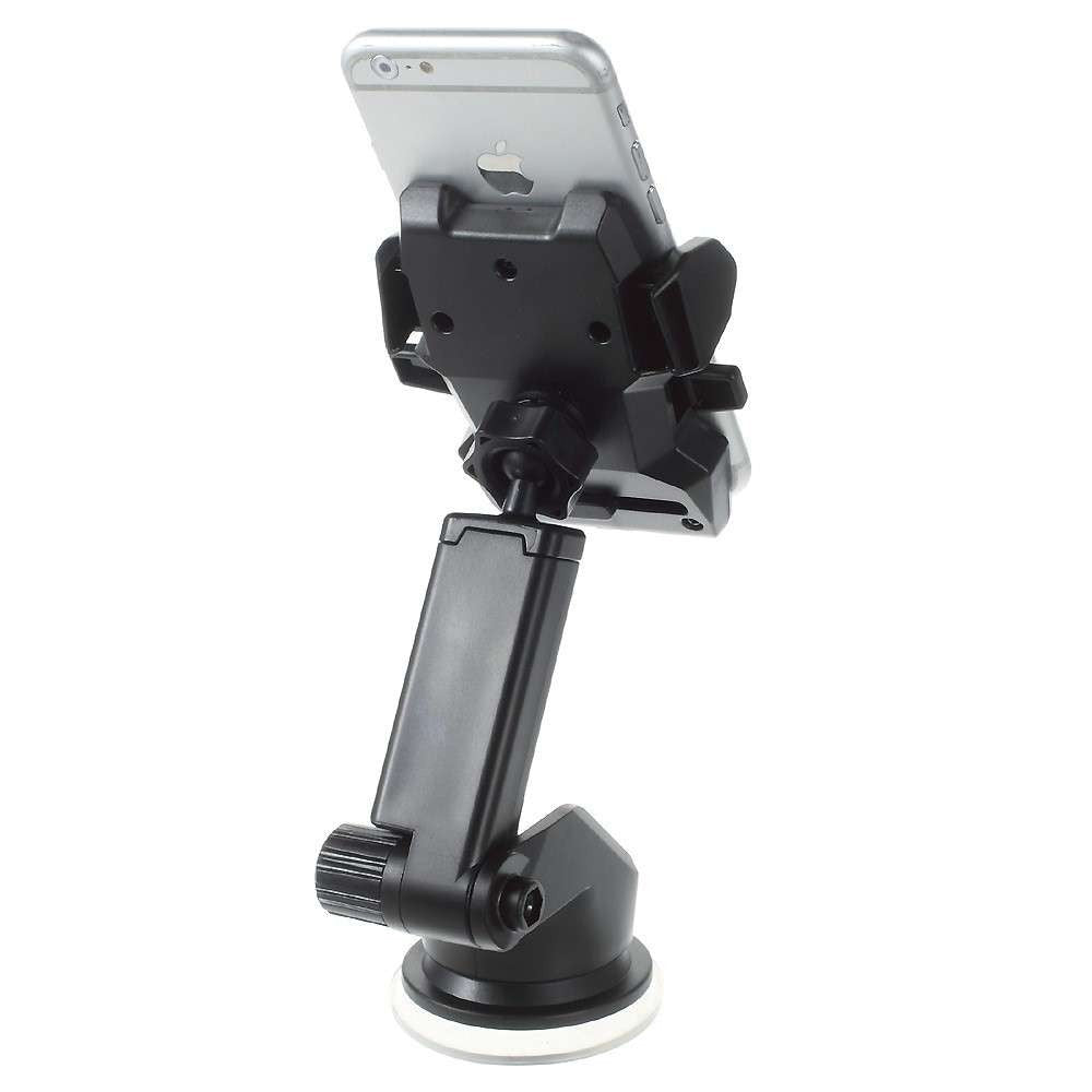 Suport Auto Universal Cu Brat Telescopic Extensibil, Montare Pe Parbriz Sau Bord, Rotatie 360 Grade, BK0045-C, Negru