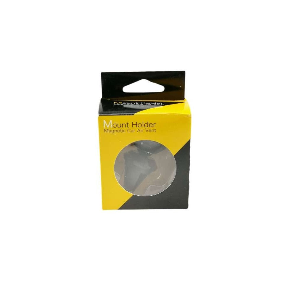 Suport Auto Magnetic V1 pentru Telefon, Fixare pe Grila de Ventilatie, Rotire 360 Grade, Ajustabil, Negru