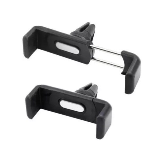 Suport Auto Pentru Telefon BK002-CD, Fixare Pe Grila De Ventilatie, Sistem Cu Cleste Glisant, Design Compact, Unghi Reglabil, ABS, Negru