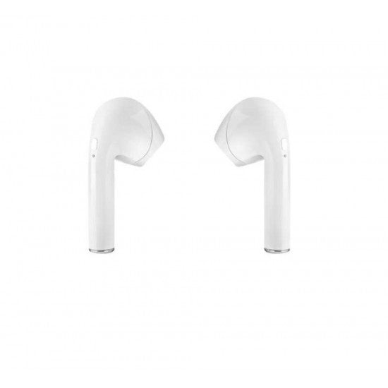 Casti Wireless MKJ-I9 Earbuds, Tehnologie Bluetooth, Design Ergonomic, Reincarcabile, Alb