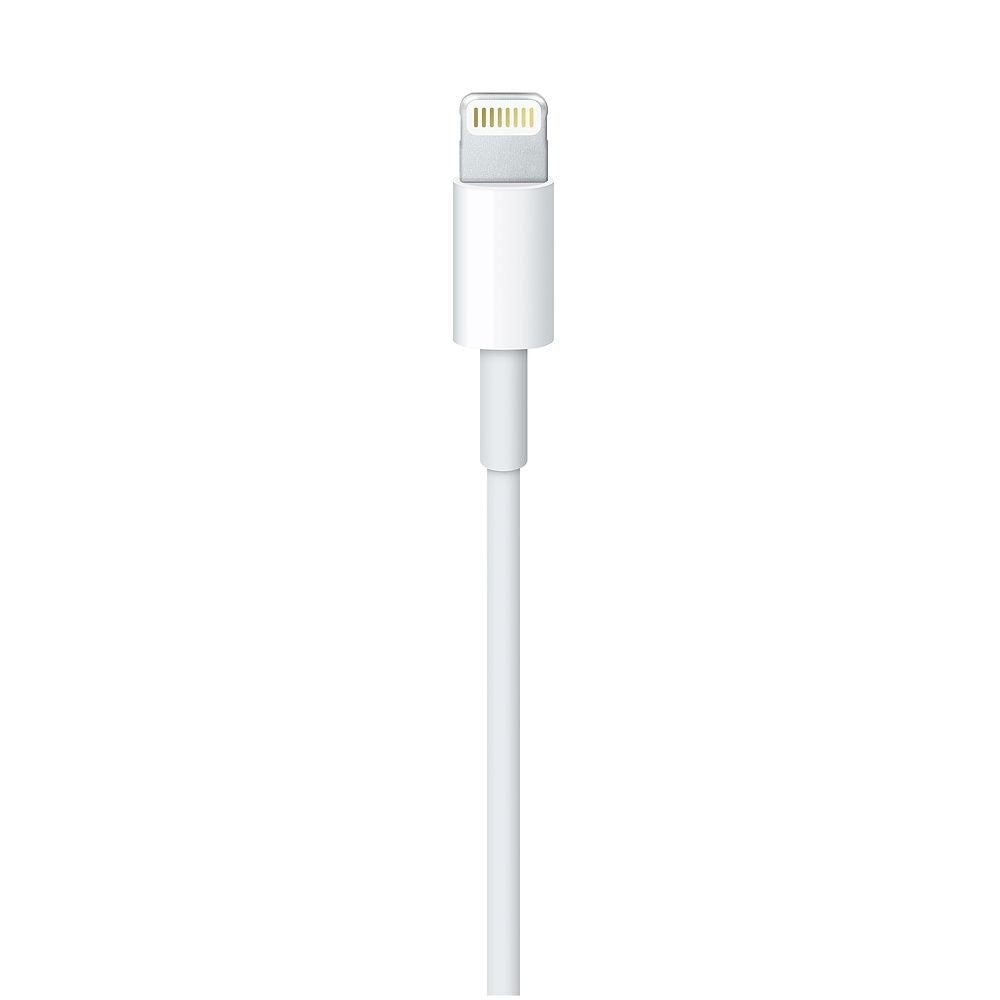 Cablu Date si Incarcare Compatibil iPhone, Conector Lightning, Transfer Date Rapid, Material ABS, 1 m, Alb