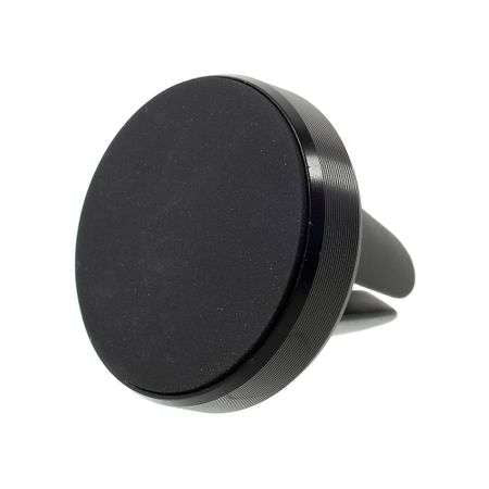 Suport Auto Magnetic CM, Prindere Grila Ventilatie, Rotire 360 Grade, Metal si ABS, Negru