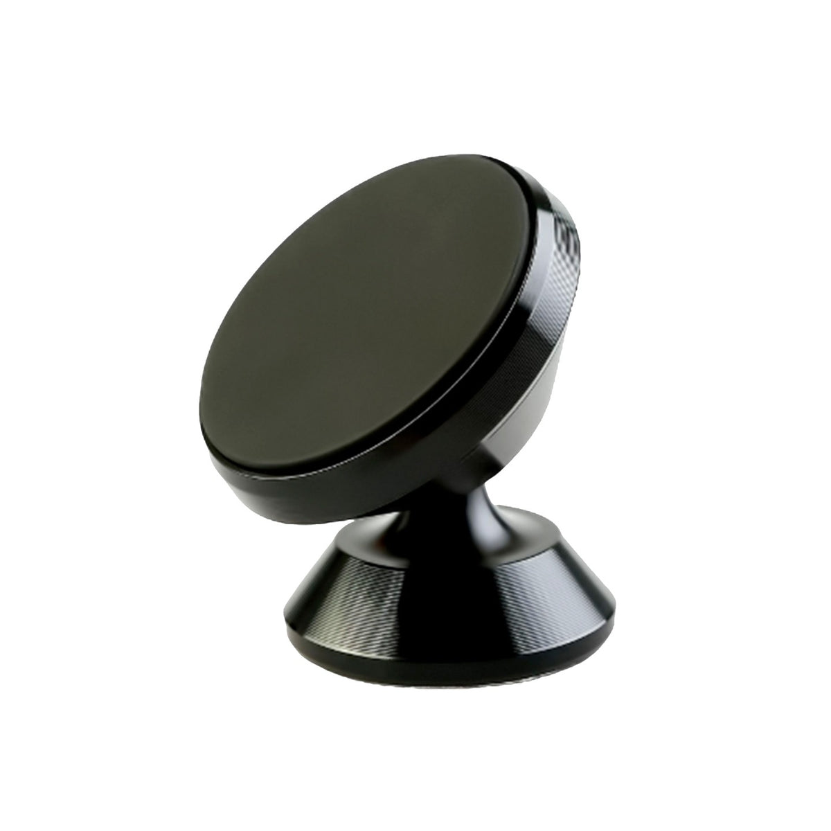 Suport Auto Magnetic BK1 pentru Telefon, Rotire 360 Grade, Montare pe Bord, Aliaj de Aluminiu si ABS, 2 Placute Incluse, Negru