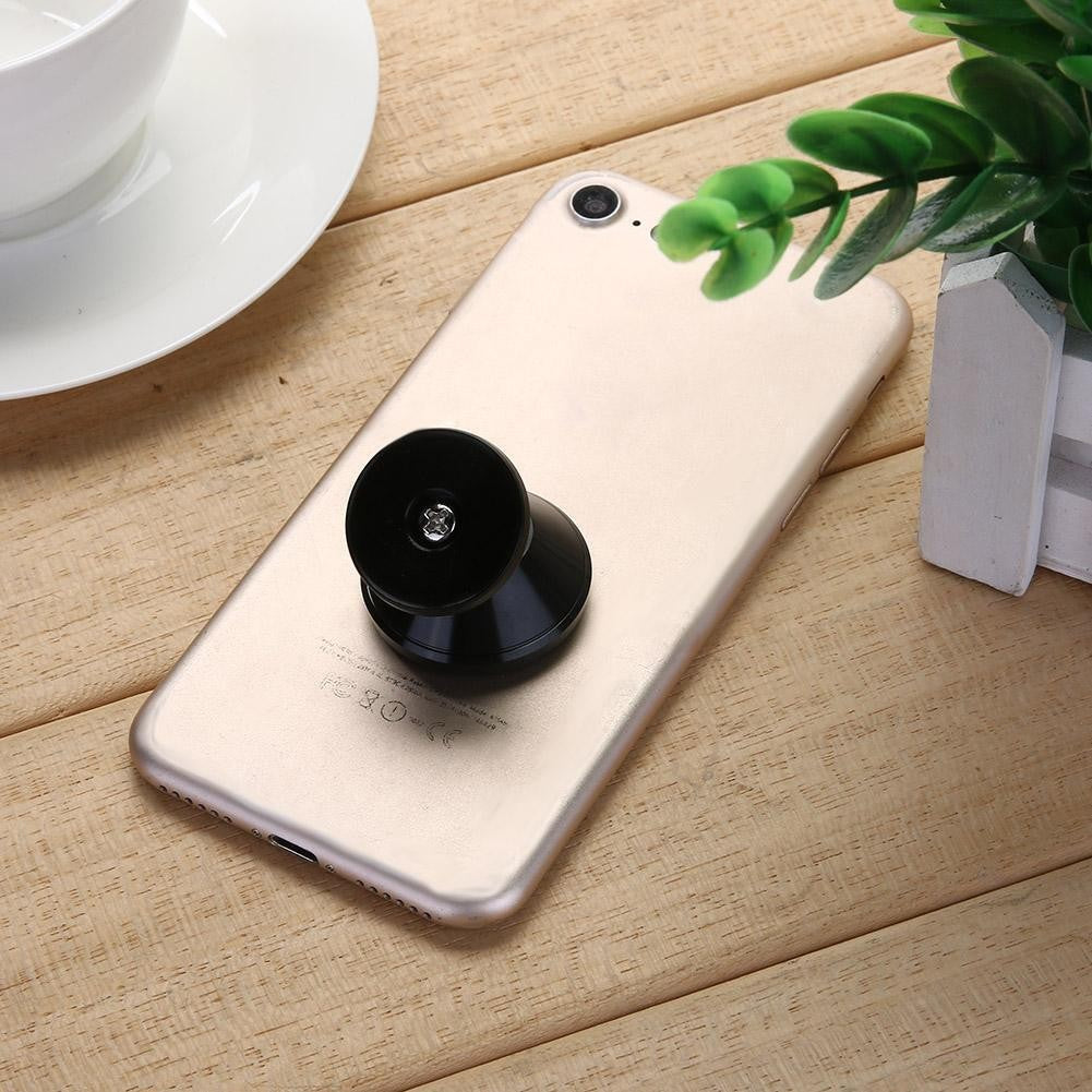 Suport Auto Magnetic BK1 pentru Telefon, Rotire 360 Grade, Montare pe Bord, Aliaj de Aluminiu si ABS, 2 Placute Incluse, Negru