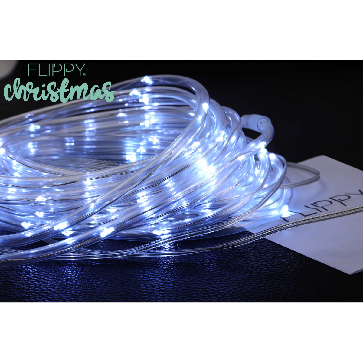 Instalatie Luminoasa Craciun Tip Furtun, Incarcare Solara cu Panou Solar, 100 LED-uri, 8 Programe Iluminat, Senzor de Lumina, Exterior, Fir Cupru, 12 m Lungime, Alb Rece